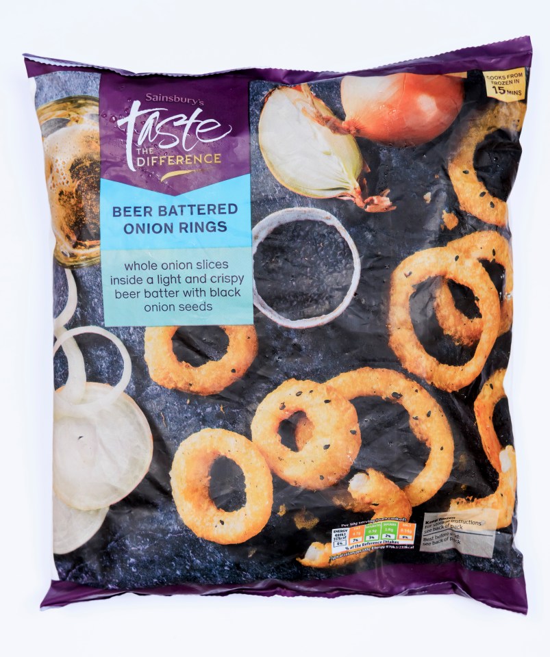 These luxury onion rings from Sainsbury's scored well overall