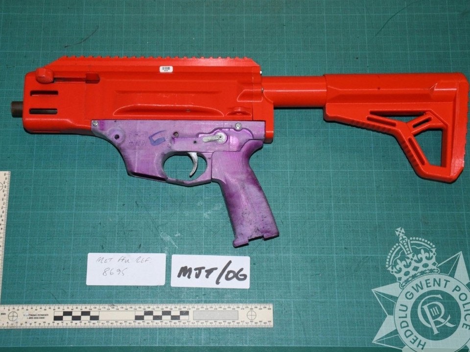 The FGC-9 gun built by Owain Roberts