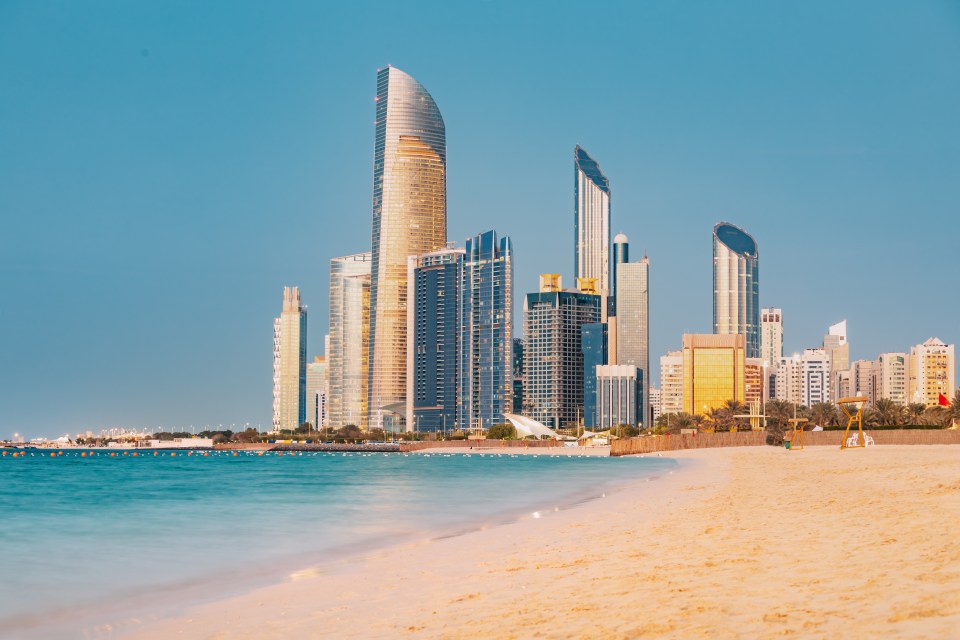 Abu Dhabi, in the United Arab Emirates, has become a hotspot for British tourists looking for winter sun