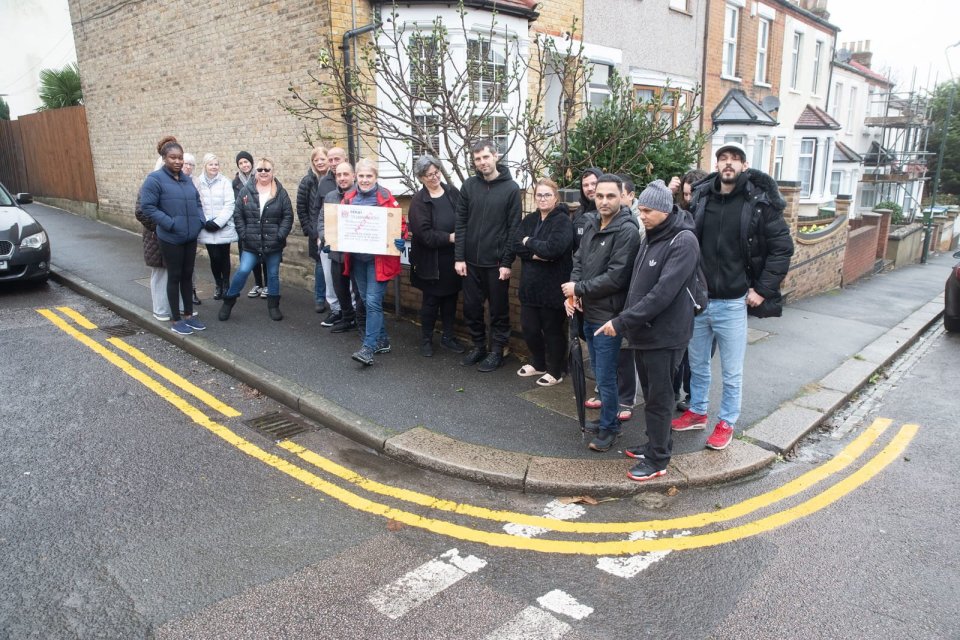 Other residents also opposed the double yellow lines