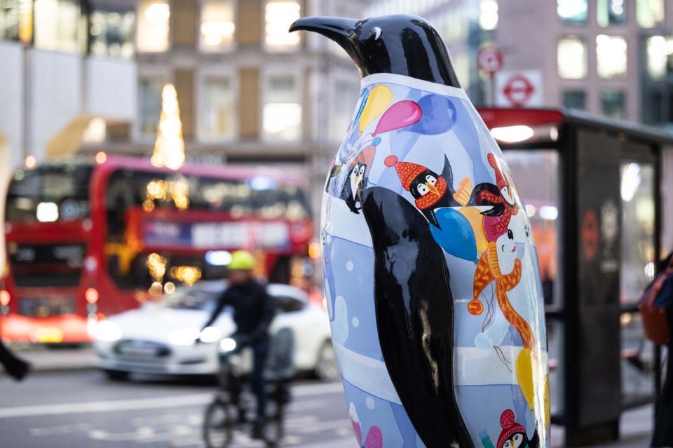 Enjoy the free penguin parade around central London