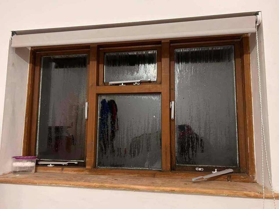 A woman has revealed that her windows are soaking wet with condensation and she is unsure on how to put a stop to it