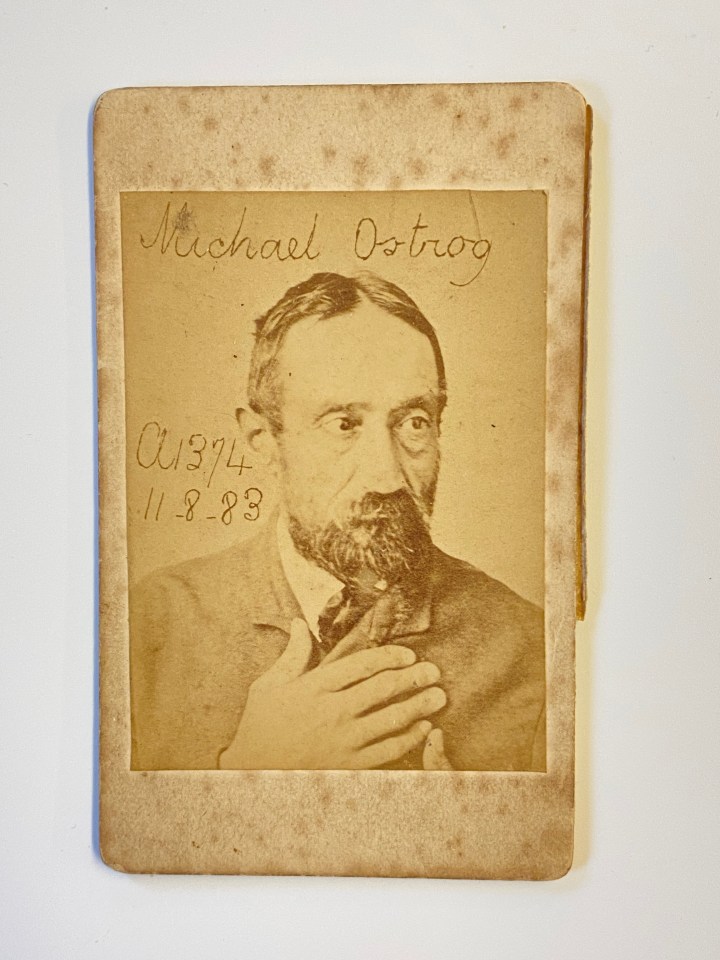 A photograph of an early suspect, Michael Ostrog