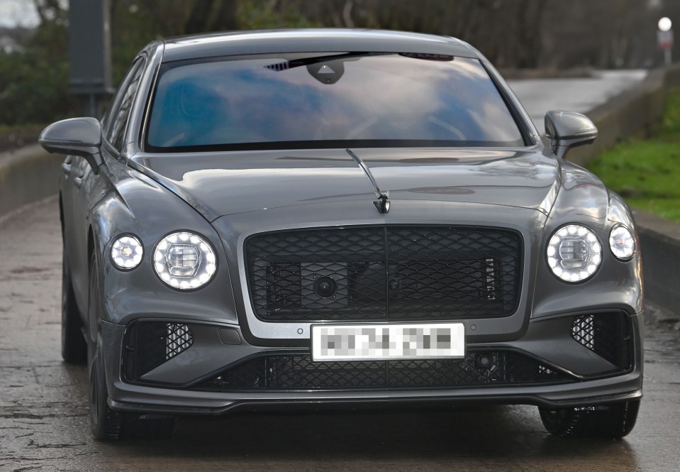 Rashford got the Flying Spur Azure so he can be ferried to training in comfort