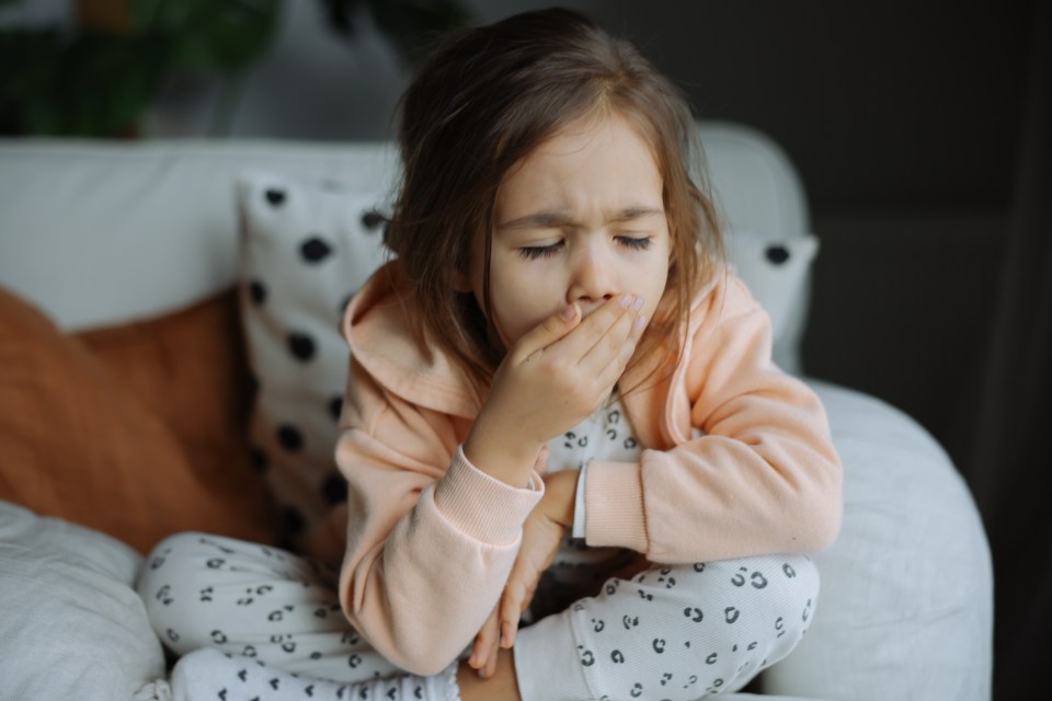 Coughing and sneezing are among the most common symptoms of RSV