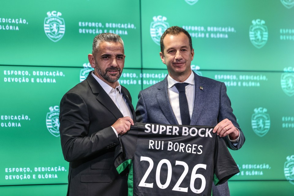 Sporting have appointed Rui Borges as their new boss