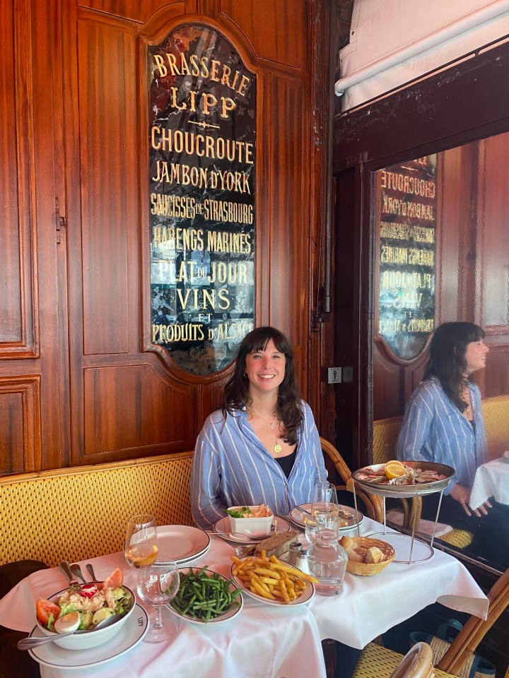 Caroline with a delicious array of small plates