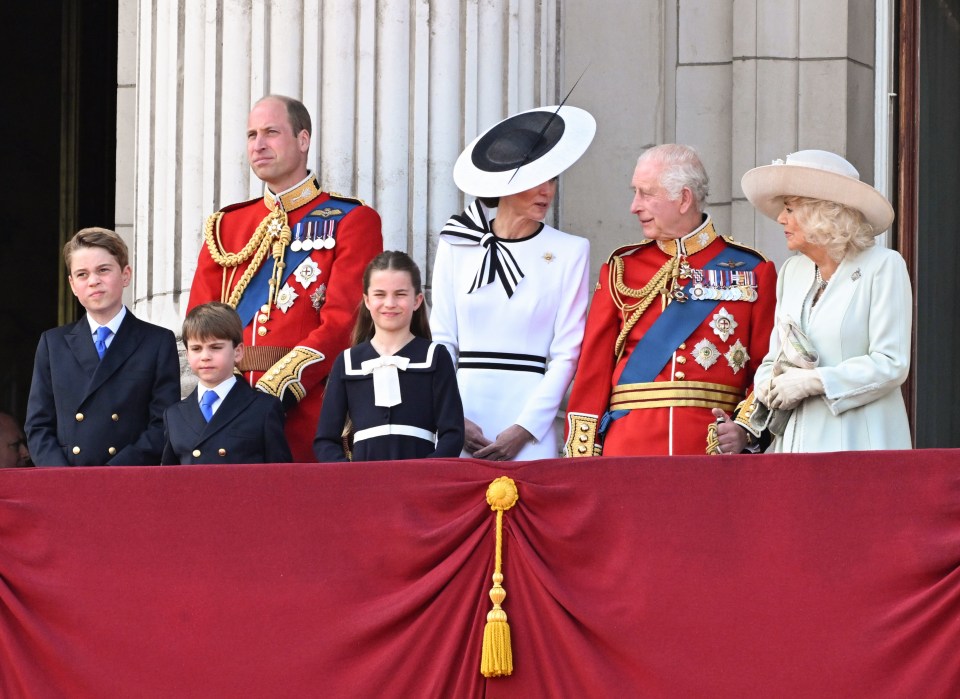 King Charles and Kate have supported one another through their cancer treatments. Pictured at Trooping the Colour