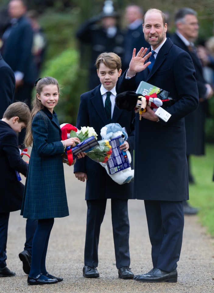 Wills and George played on the same team in the annual match between Sandringham estate workers and neighbouring villagers