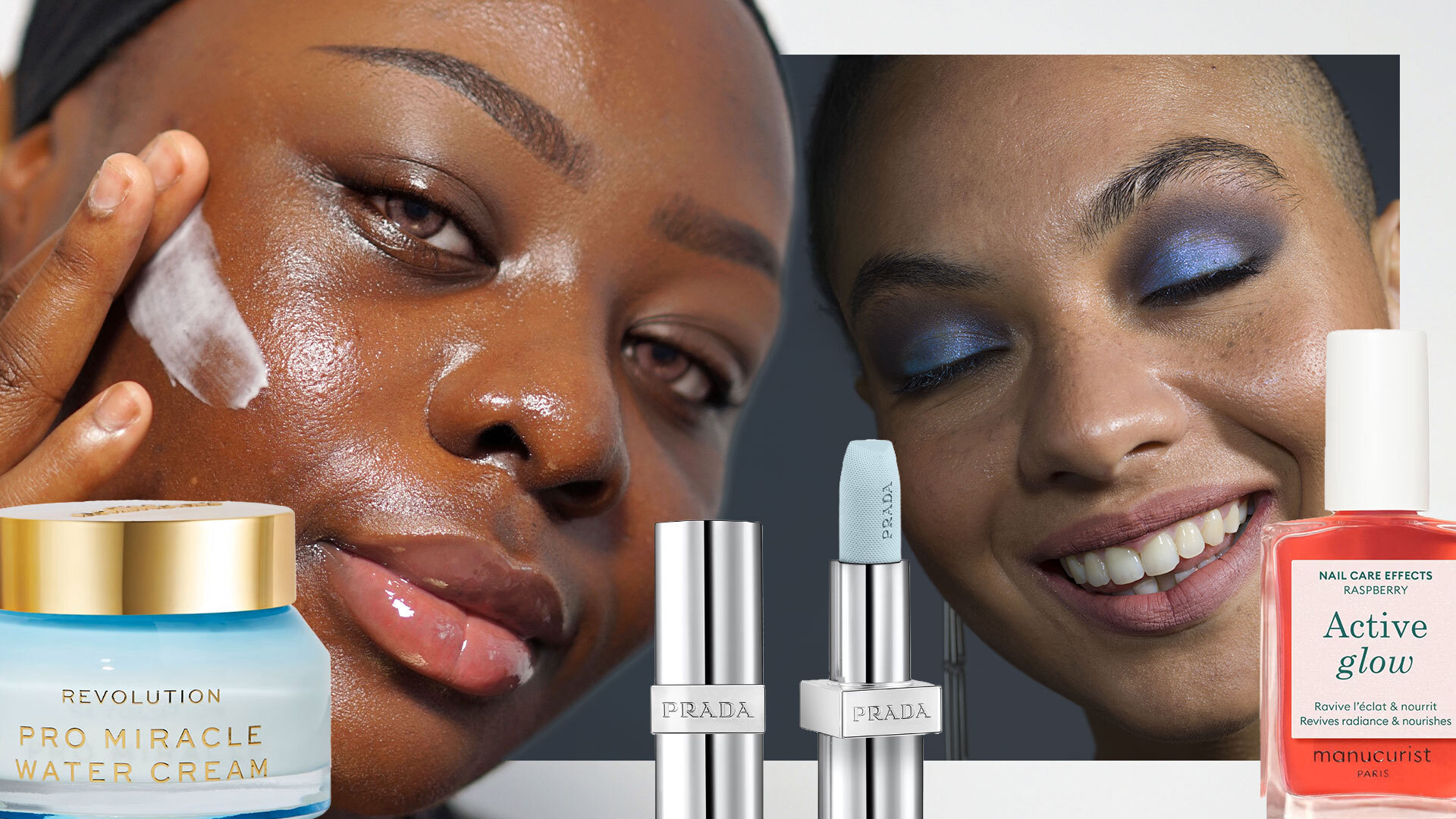 2024 beauty trends: skincare, makeup, and nail polish.