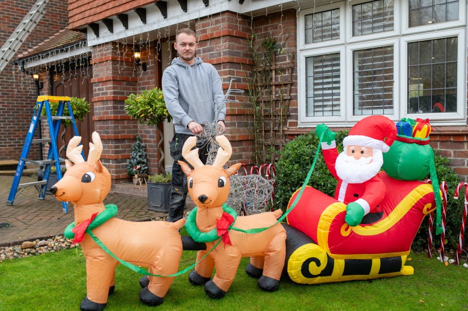 Josh has found success in putting up other people’s Christmas lights