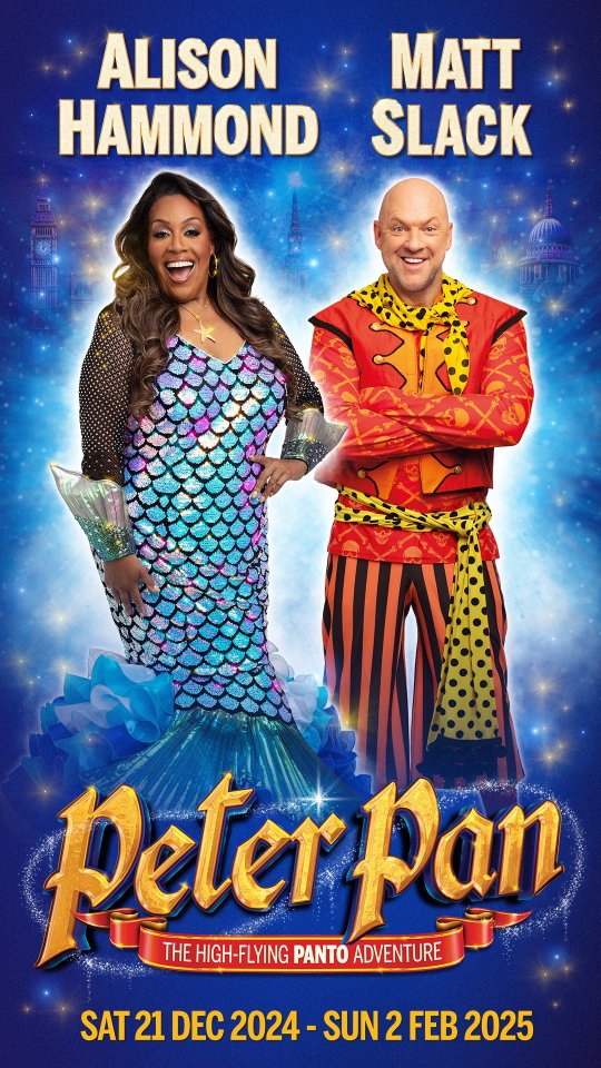 Alison Hammond is earning £200,000 for her stint as the Magical Mermaid in Peter Pan