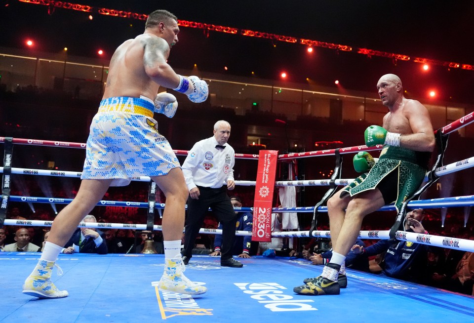 Oleksandr Usyk twice showed Tyson Fury who is the heavyweight king