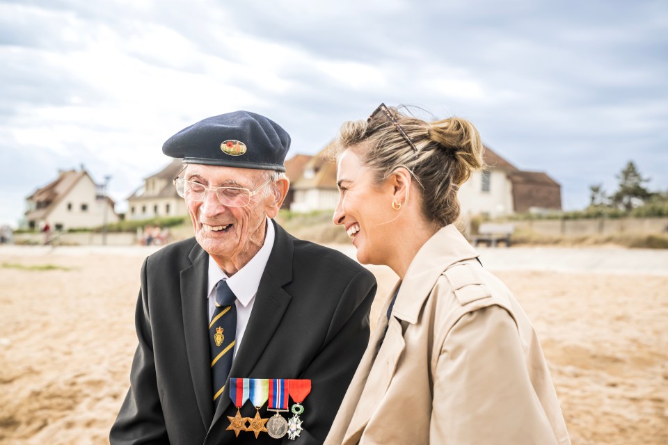 Vicky appeared alongside Ralph in My Grandad's War last year