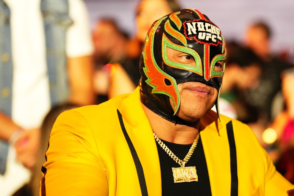 Rey Mysterio at a UFC event.