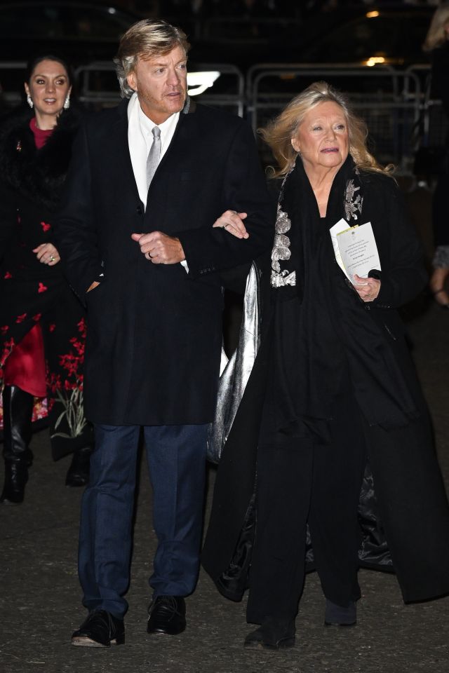 Richard Madeley and Judy Finnigan at Westminster Abbey