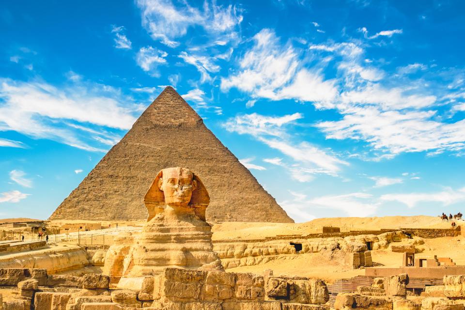 The pyramids of Giza are the only remaining wonder of the ancient world