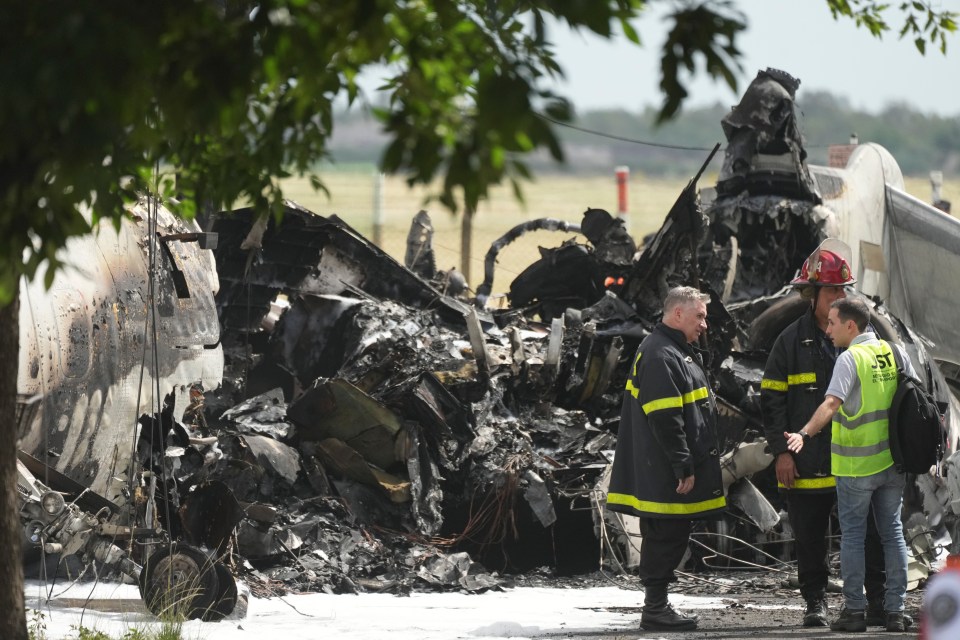 Investigators are now searching the rubble for clues about the crash