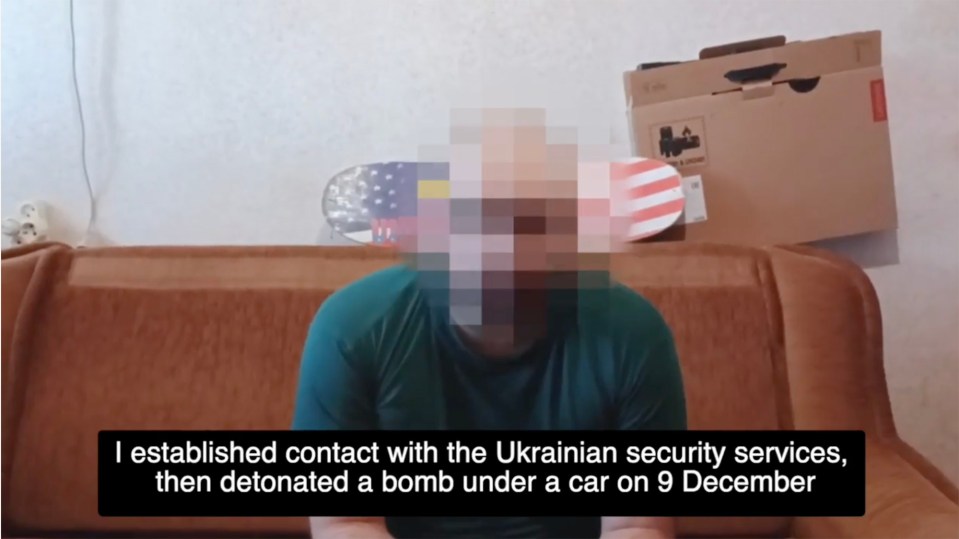 The suspect claimed he was working with the Ukrainian secret service