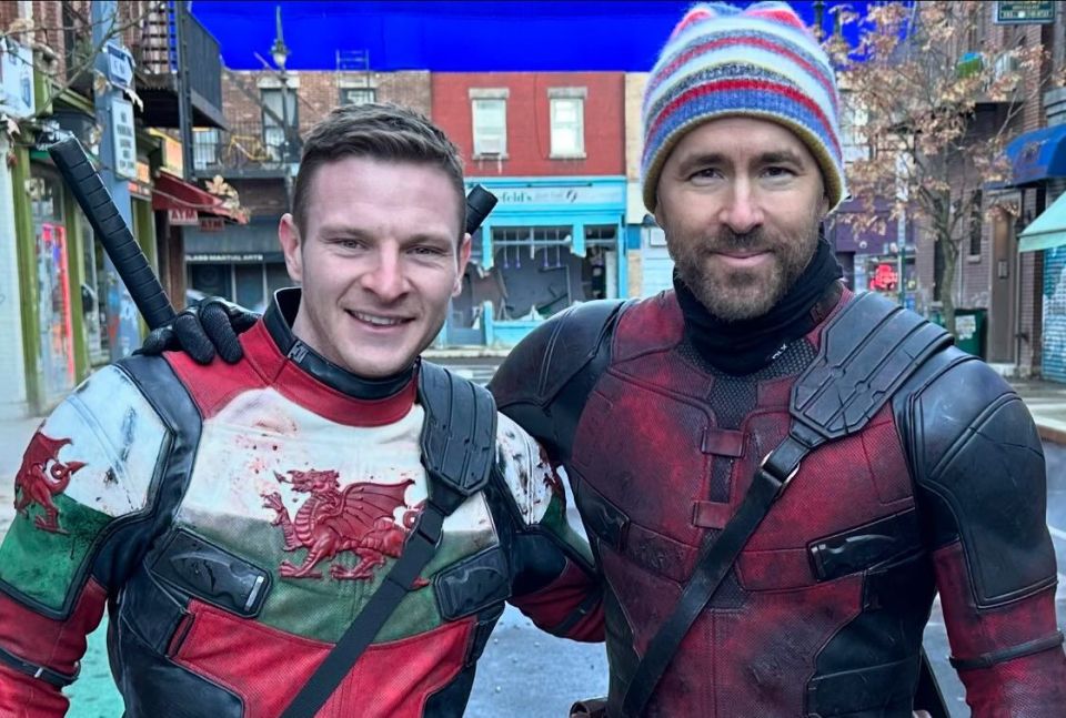 Paul Mullin as Welshpool, alongside Deadpool star Ryan Reynolds