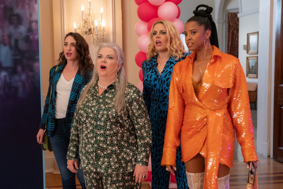 Girls5eva have now been disbanded, featuring Sara Bareilles as Dawn, Paula Pell as Gloria, Busy Philipps as Summer and Renee Elise Goldsberry as Wickie