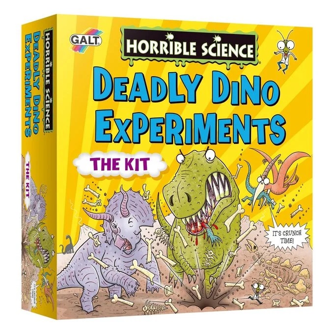 Save £5 on these Galt Horrible Science Deadly Dino Experiments kit