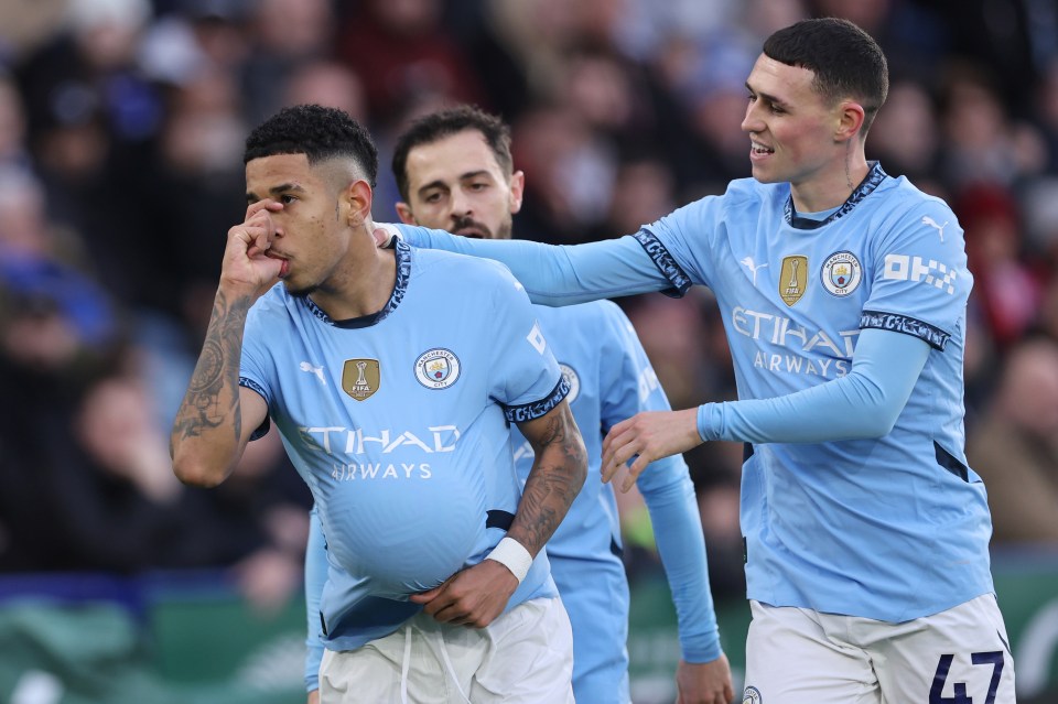 Savinho netted his first goal of the season to break the deadlock at the King Power