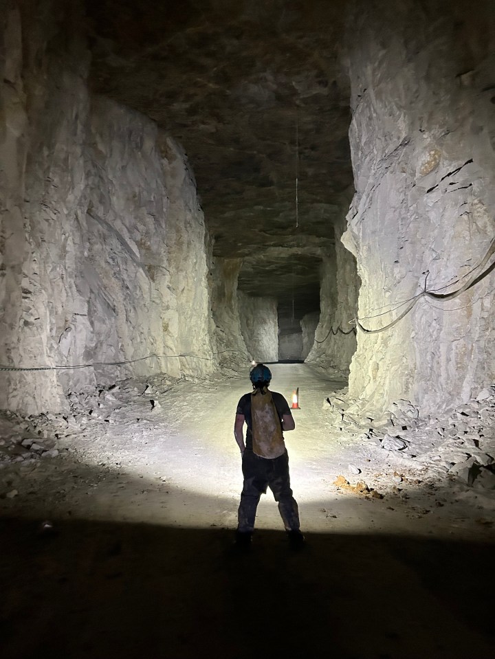 Inside the Middleton mine in the Derbyshire Dales, where urban explorers stumbled upon a film set