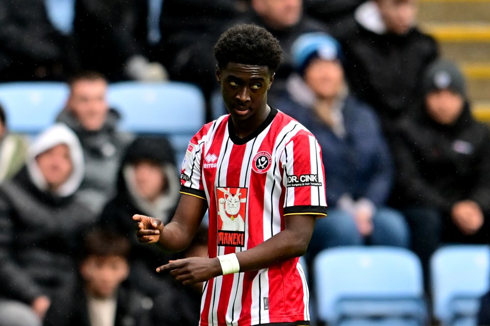 Jesurun Rak-Sakyi is expected to remain on loan at Sheffield United