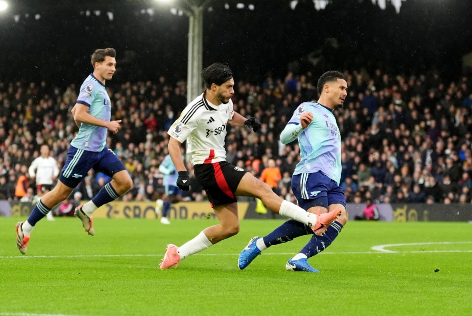 Raul Jimenez opened the scoring for Fulham