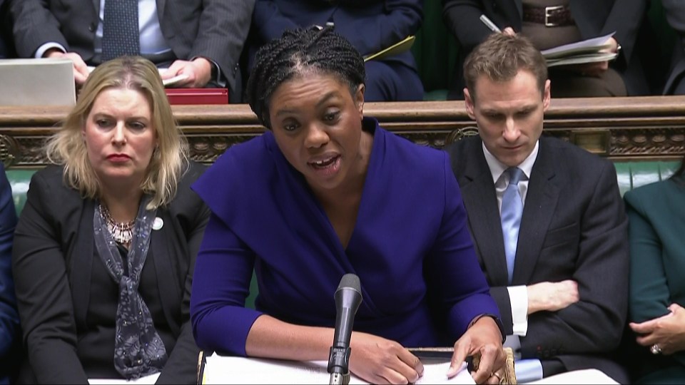 Tory leader Kemi Badenoch also slammed the PM for previously supporting Isis bride Shamima Begum