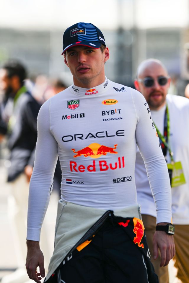 Max Verstappen was the F1 world champion again but was left behind when it came to top speed