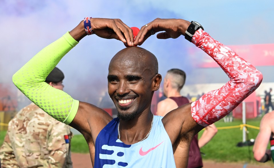 Many are speculating that it could be Olympic champ Mo Farah