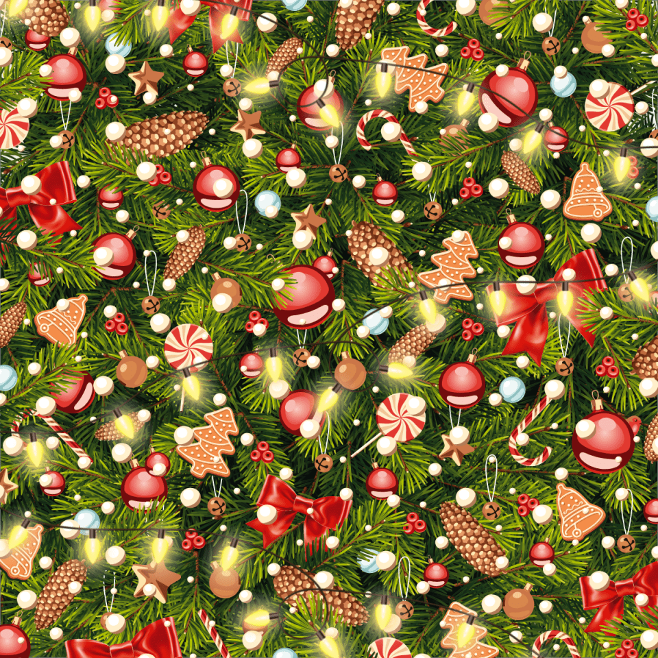 Try and find the adorable festive robin hidden in this Christmas tree