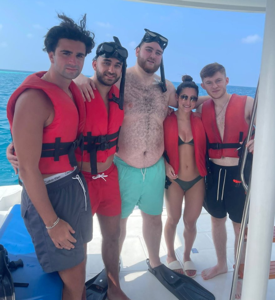 The team went to the Maldives after the business did well