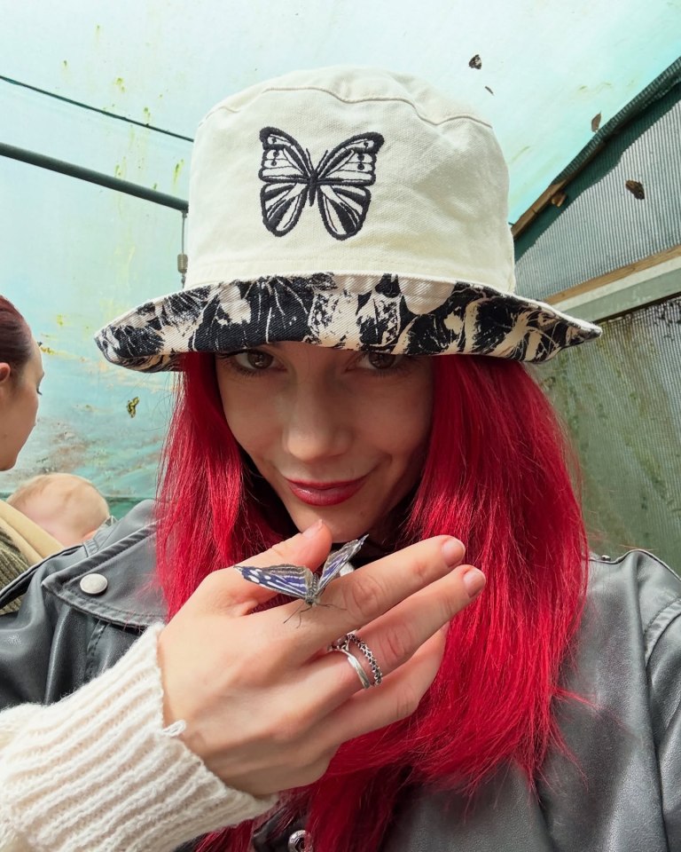 Dianne spoke about 'butterflies and babies' in the new Instagram upload