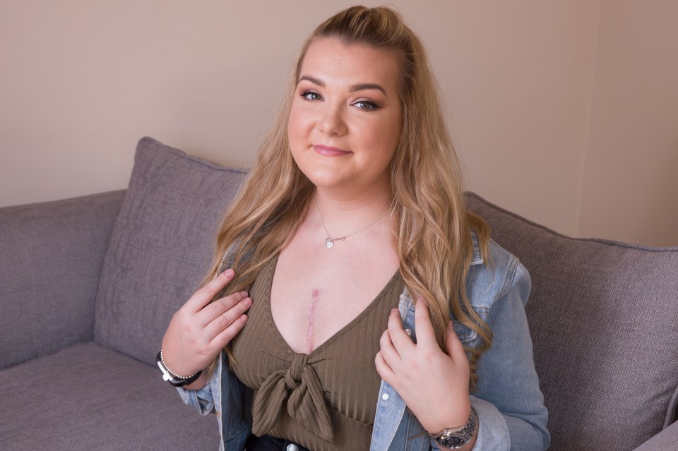 Charlotte Carney, a student from the UK who had a heart transplant in 2019 for a life-threatening cardiac condition