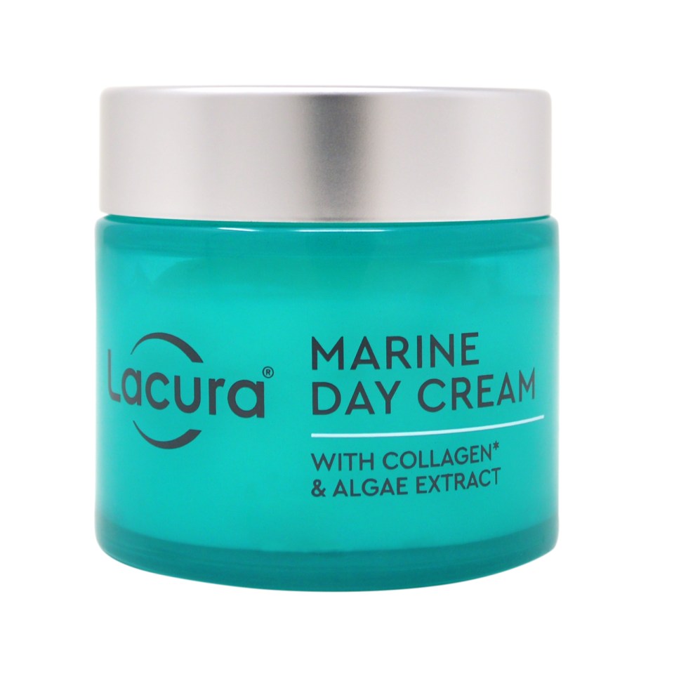 But the new Lacura marine day cream is just £6.99 at Aldi