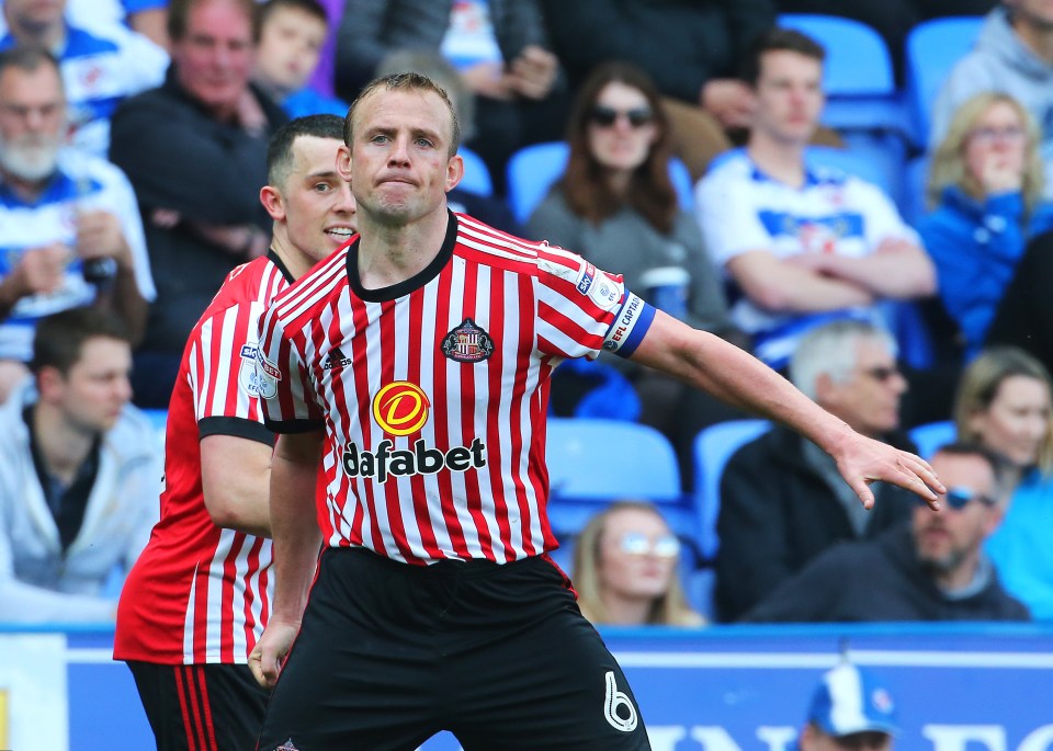 Cattermole played over 200 times for Sunderland