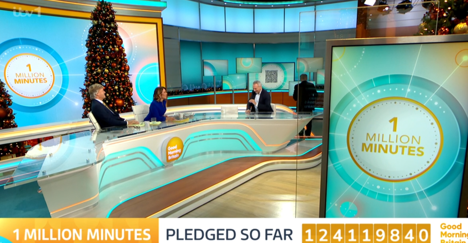 Susanna gave an update on the ITV show's One Million Minutes campaign before her departure