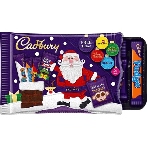 The Cadbury selection boxes offers five different types of their fan-favourite chocolate