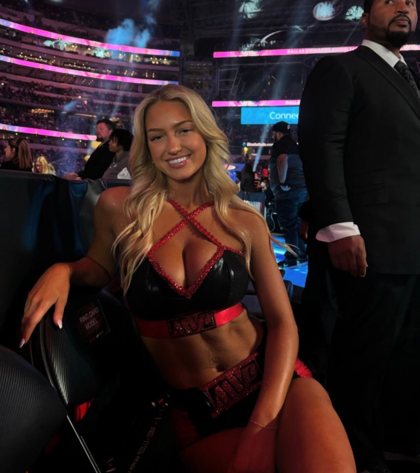 Fans claim she stole the show at Jake Paul's fight against Mike Tyson