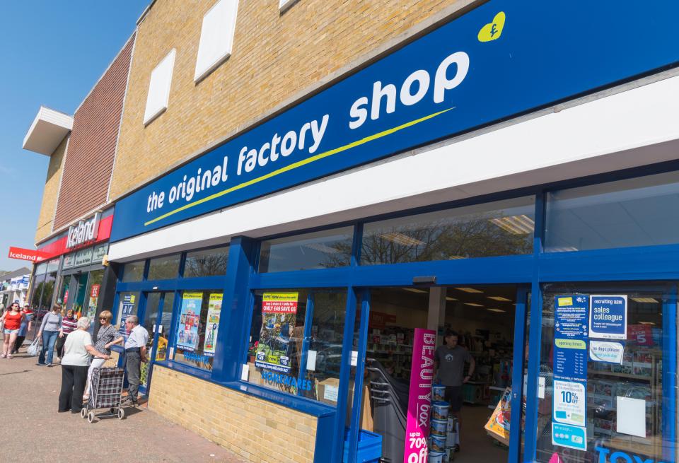 The Original Factory Shop is closing its branch in Haverfordwest, Wales