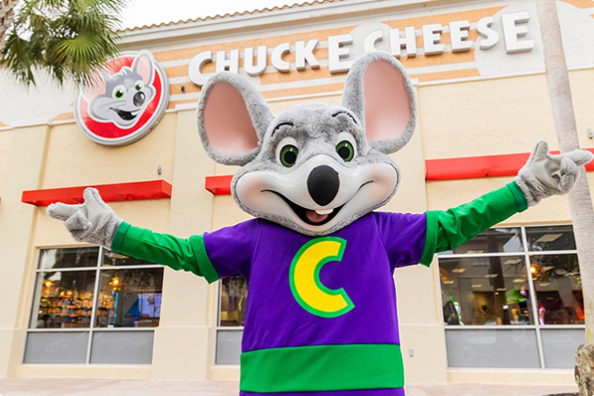 Chuck E Cheese has over 600 locations across 16 countries