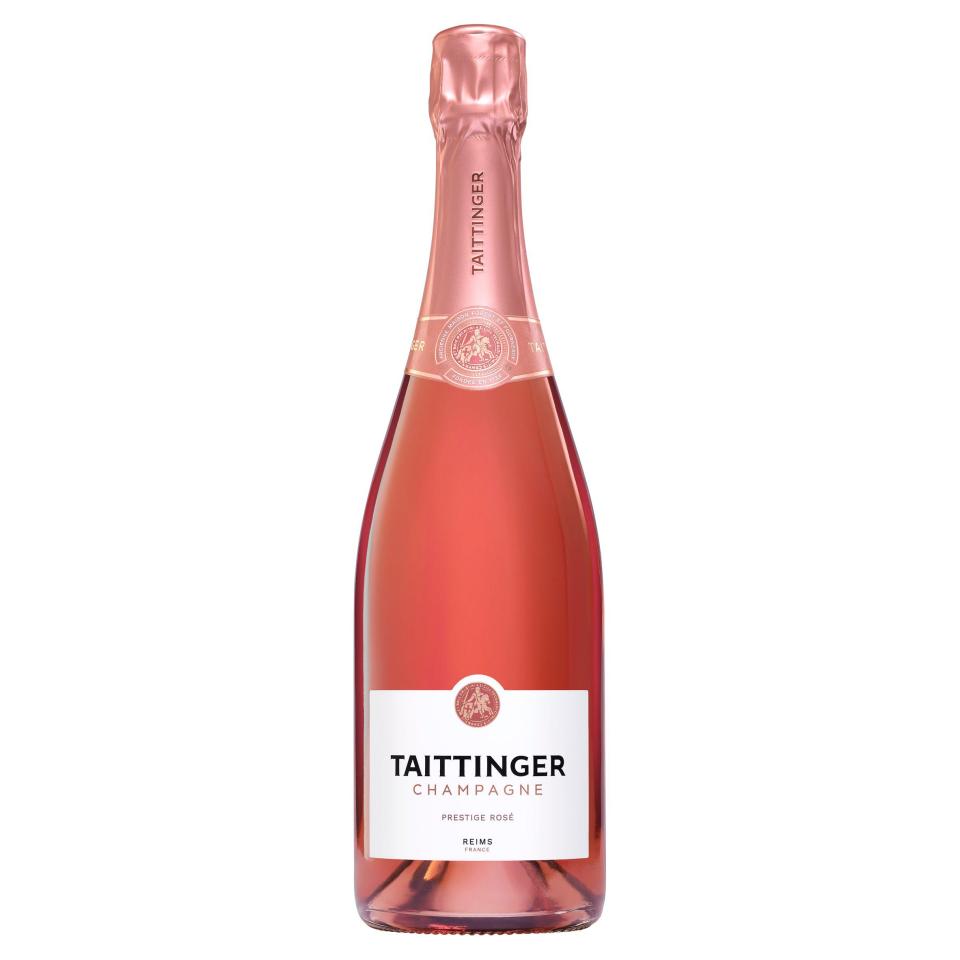 You can't go wrong with a nice bottle of bubbly. Taittinger is on offer in supermarkets