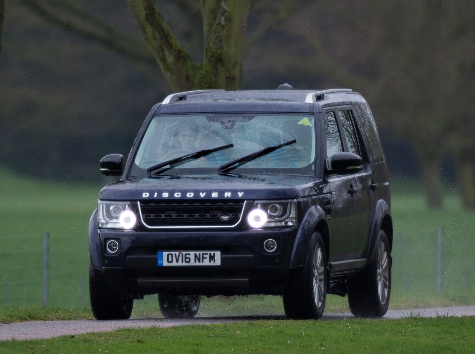 James was seen driving a Land Rover Discovery on the private Windsor estate when he was just 10