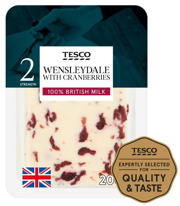 Tesco's Wensleydale cheese scored well for value for money