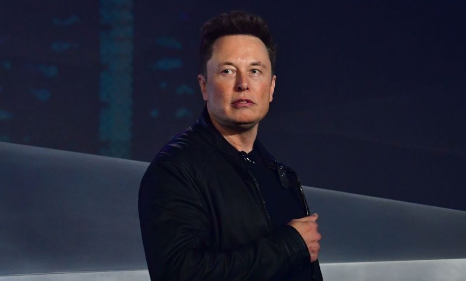 Elon Musk at a Tesla event.