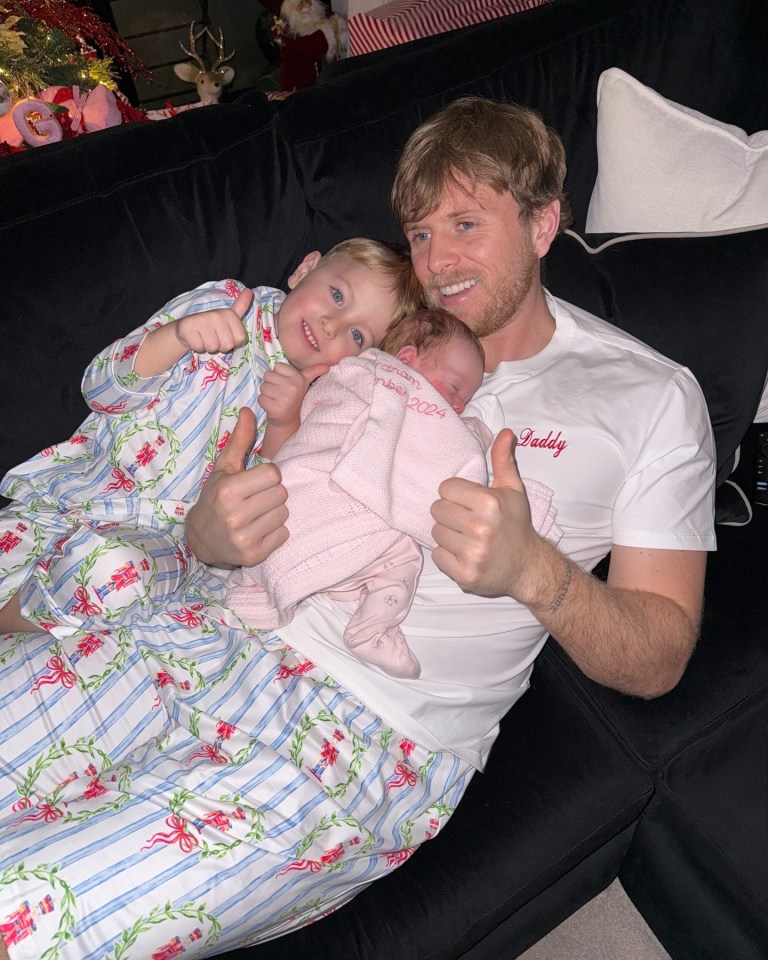 Tommy Mallet has shared an adorable picture with his kids