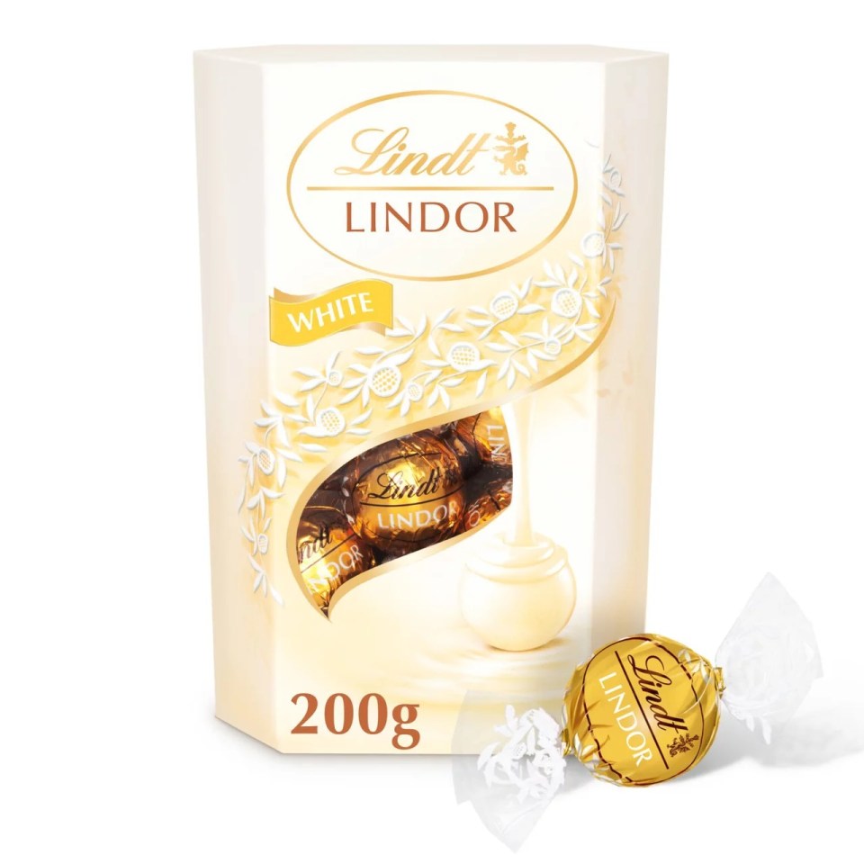 Grab a box of Lindt Lindor white chocolate truffles for £6.30